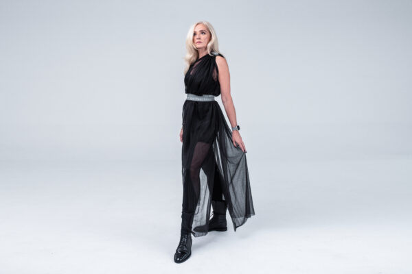 One shoulder dress  - black - Image 5