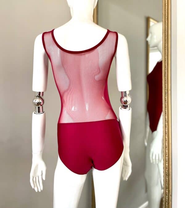 Leotard tulle back - Shangai red - Image 2