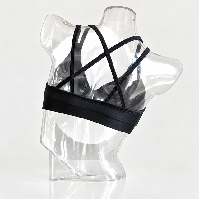Bra knotted - black 2 Bra knotted - black - Image 2