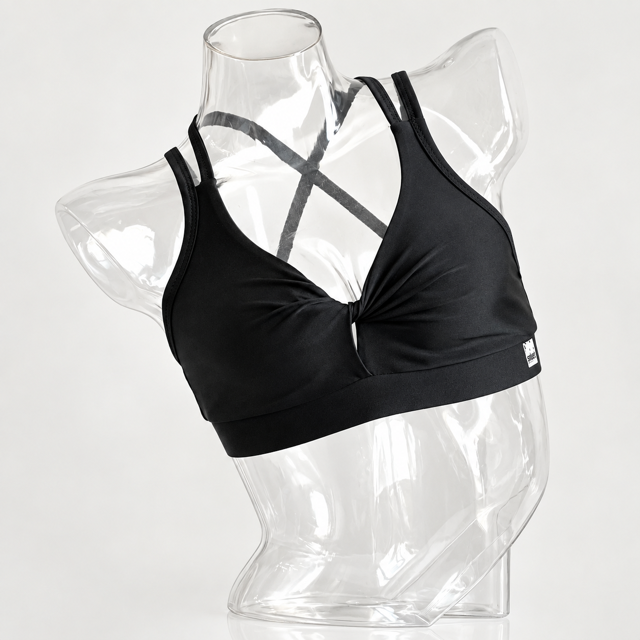 Bra knotted - black 3 Bra knotted - black - Image 3
