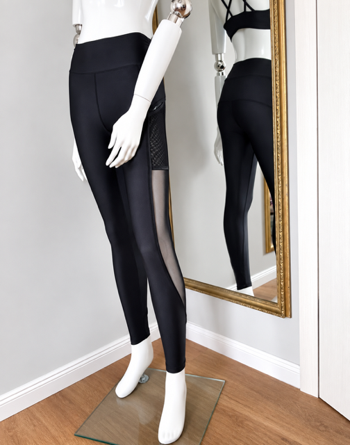 Leggings #runsilrun - black 2 Leggings #runsilrun - black - Image 2