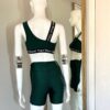 Longer shorts fitness - green VERDE - Image 3