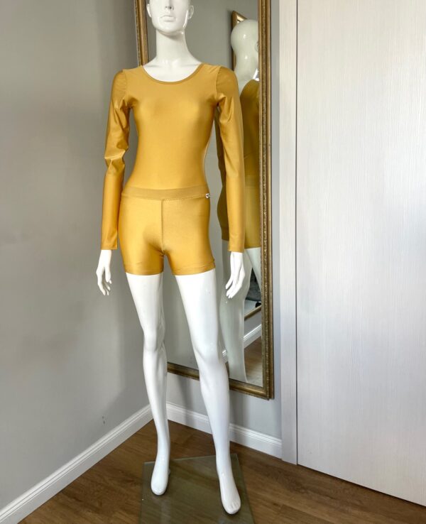 Leotard long sleeves - GOLDY