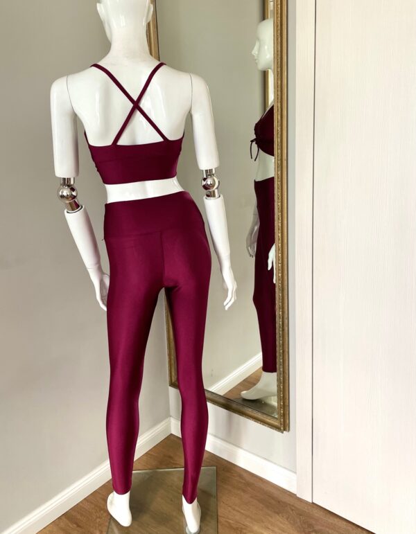 Legíny fitness - BOLERO bordo - Obrázek 7