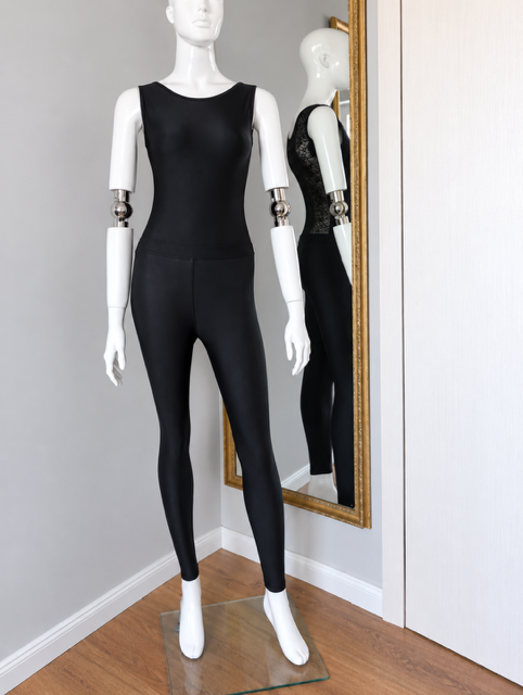 Jumpsuit lace back - black 2 Jumpsuit lace back - black - Image 2