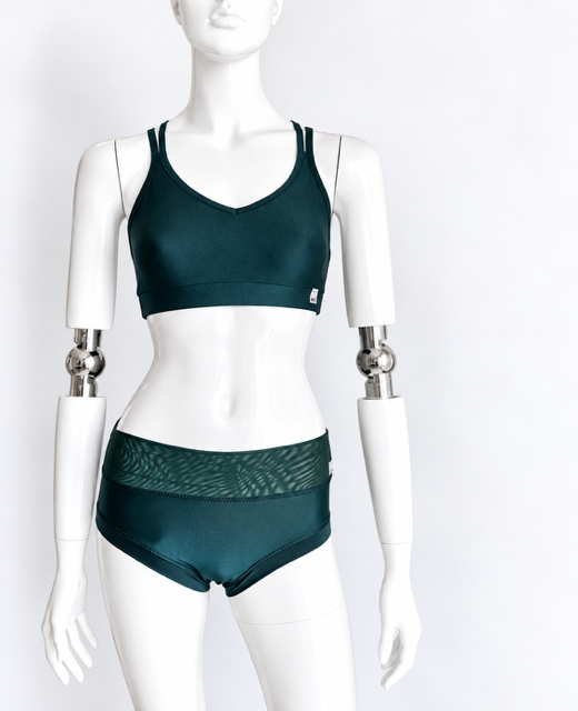 Bra 2 hangers - Emerald green 3 Bra 2 hangers - Emerald green - Image 3
