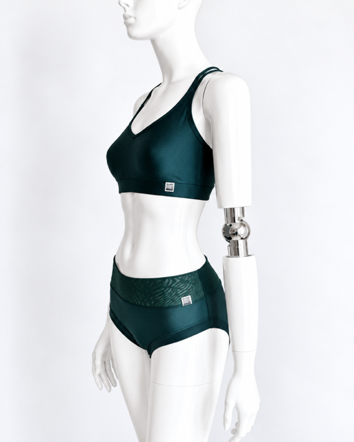 Shorts tulle waist - Emerald green 5 Shorts tulle waist - Emerald green - Image 5